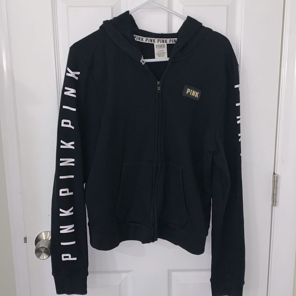 PINK zip up hoodie